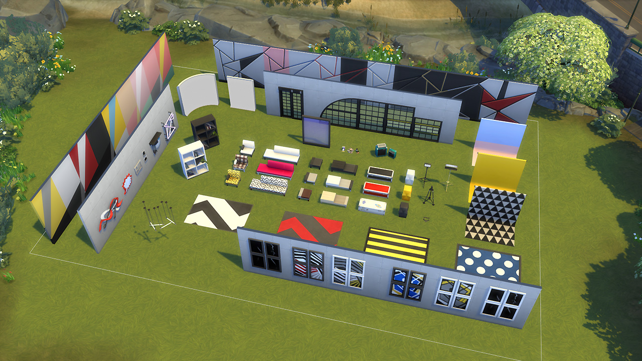 Les Sims 4 Moschino - Le Mode Construction