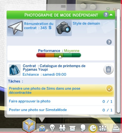 Les Sims 4 Moschino - Suivi de la carrière
