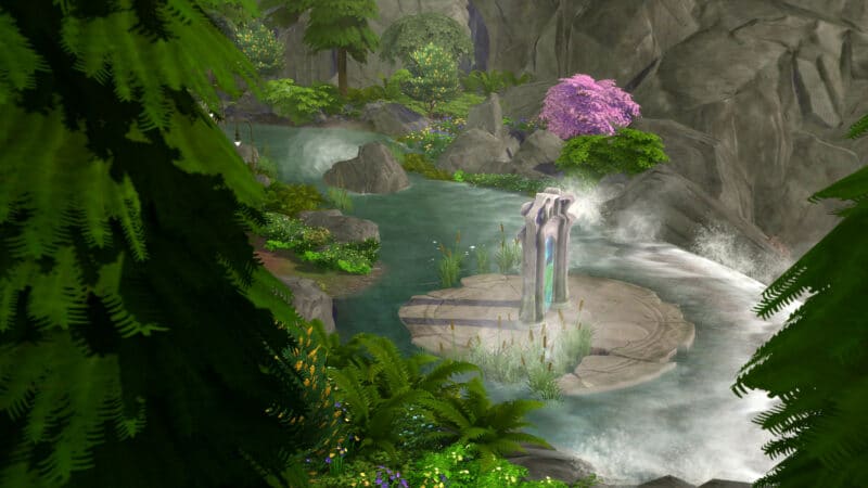 Les Sims 4 Monde Magique - Glimmerbrook, le portail vers le Monde Magique