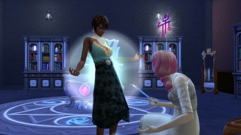 Les Sims 4 Monde Magique - Le rite pour devenir jeteur de sort