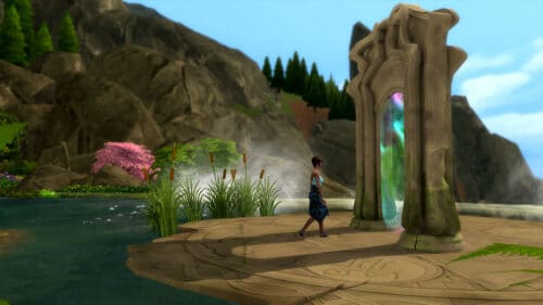 Les Sims 4 Monde Magique - Le portail d'entrée vers le Monde Magique