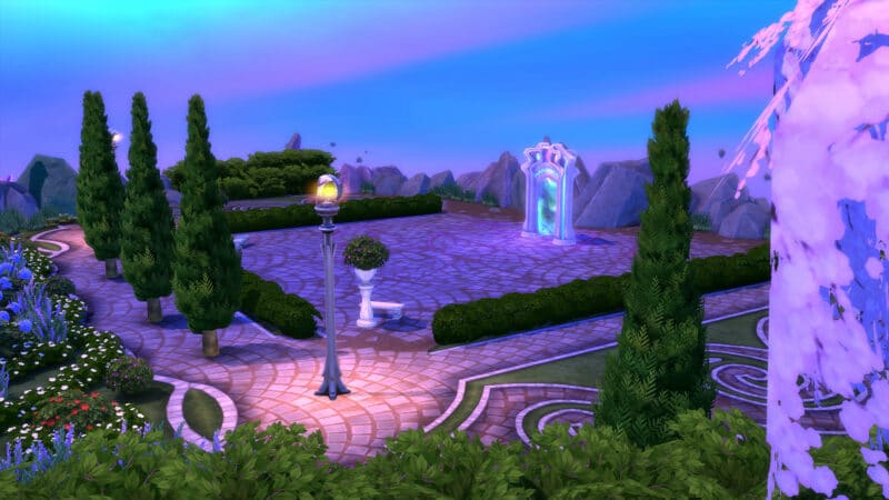Les Sims 4 Monde Magique - Le terrain de duels