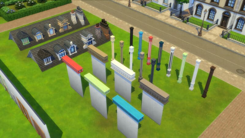 Les Sims 4 A la Fac – Aperçu du Mode Achat / Construction