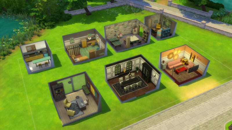 Les Sims 4 A la Fac – Aperçu du Mode Achat / Construction
