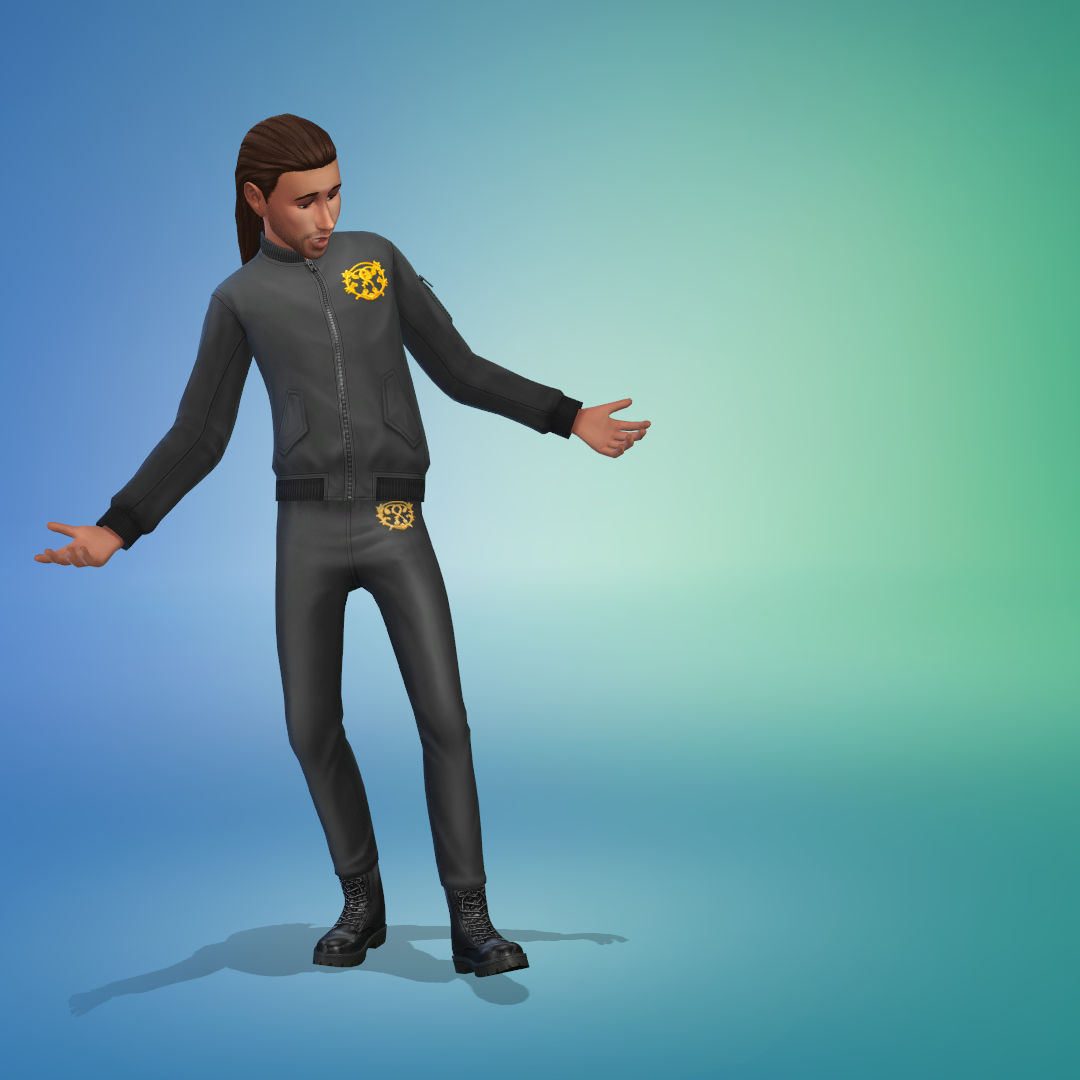 Les Sims 4 Moschino - Looks prédéfinis (hommes)