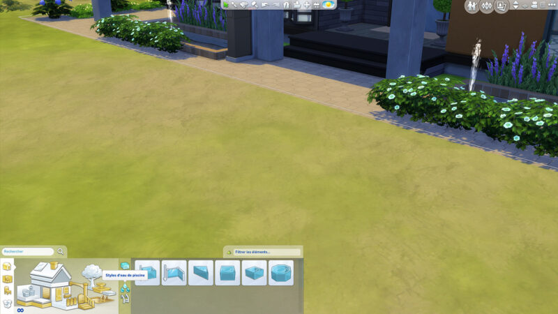 Les Sims 4 Vivre Ensemble introduit une nouveauté intéressante : la possibilité de changer la couleur de l'eau des piscines