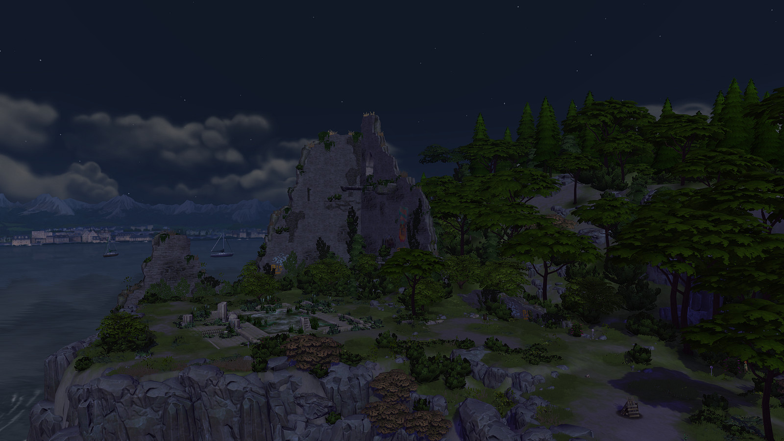 Les Sims 4 Vivre Ensemble voit grand... avec de grandes falaises !