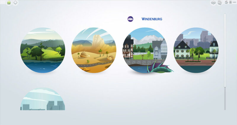 Windenburg est un monde comme les autres : vos Sims peuvent donc y vivre de façon permanente