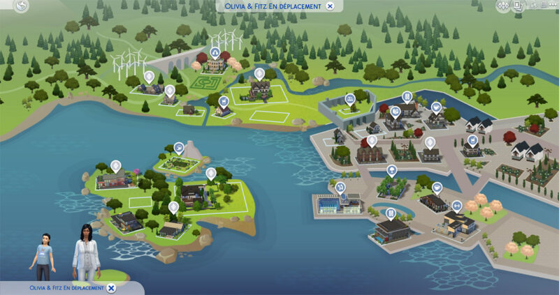 Les Sims 4 Vivre Ensemble nous offre un monde particulièrement vaste